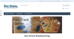 Desktop Screenshot of donstrenzwoodworking.com