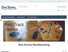 Tablet Screenshot of donstrenzwoodworking.com